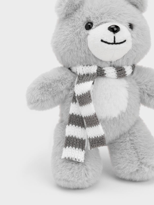Dodie Bear Charm, Grey, hi-res