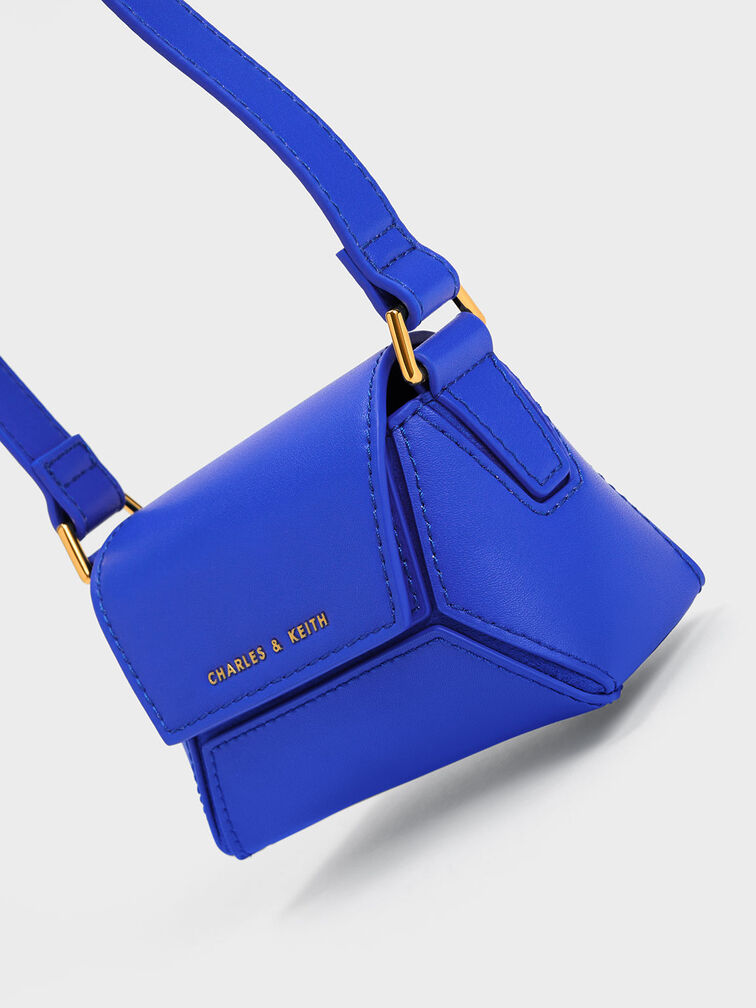 Nasrin Geometric Mini Bag, Cerulean, hi-res