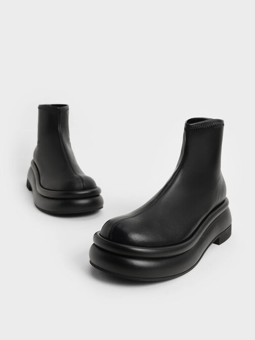 Nola Slip-On Ankle Boots​, Black, hi-res