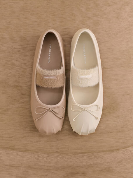 Winona Mary Jane Flats, Chalk, hi-res