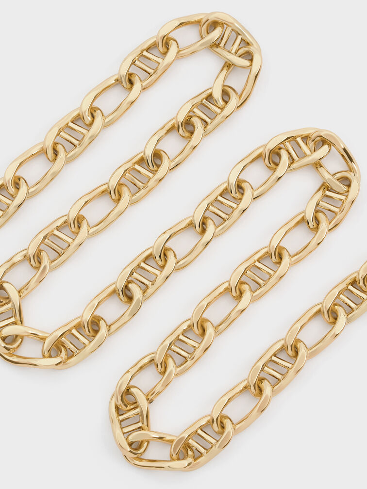 Nyra Mixed-Link Chain Necklace, Gold, hi-res