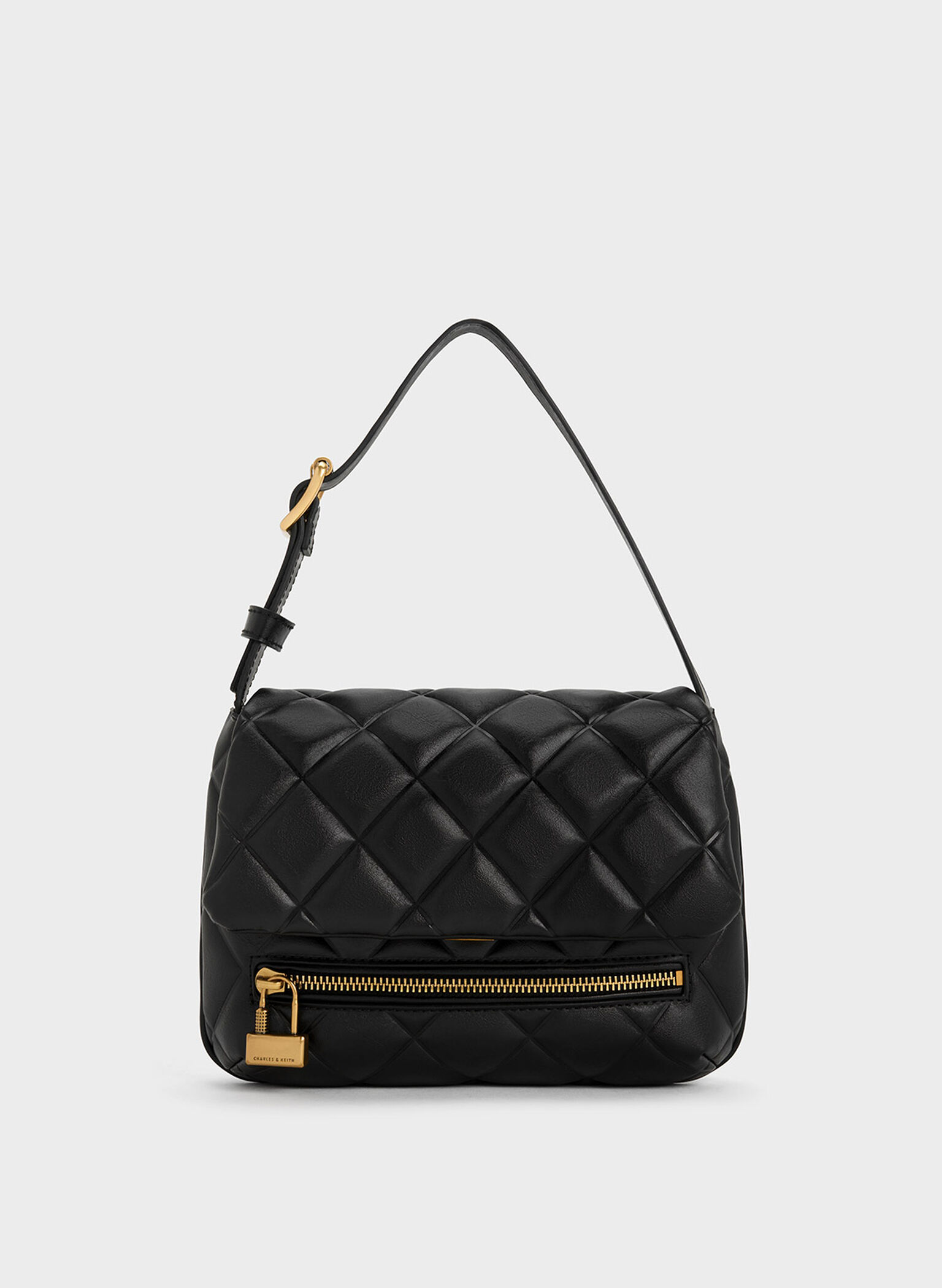 Chanel Vintage Black Lambskin Round CC Bag Gold Hardware, 1986