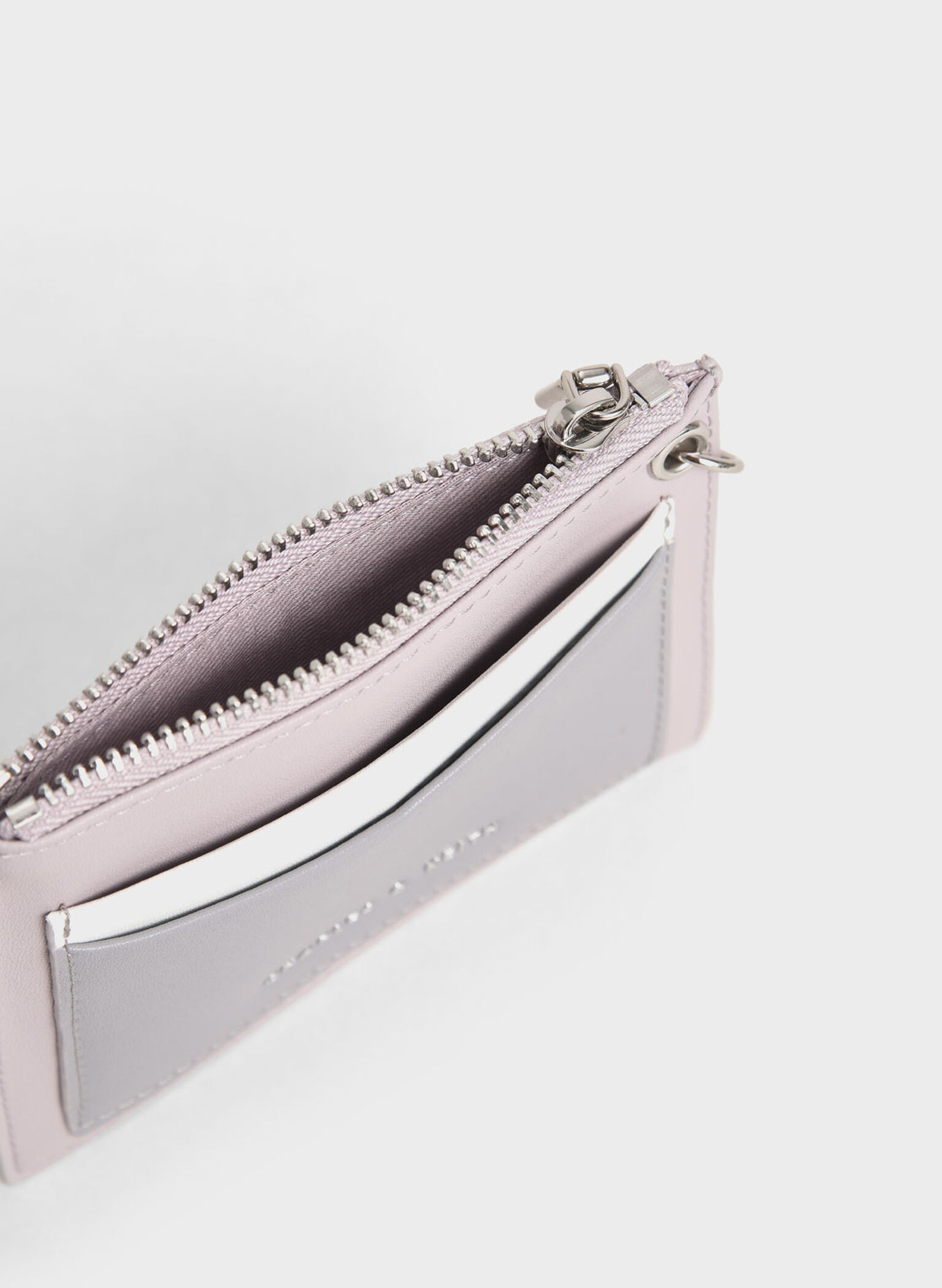 Ring Detail Card Holder, Lilac, hi-res