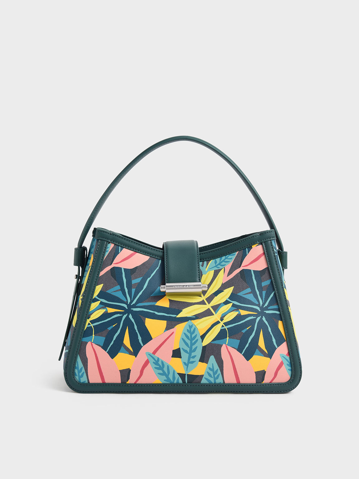 Lola Belted Printed Hobo Bag, Multi, hi-res