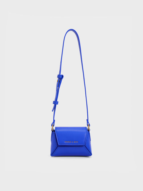 Nasrin Geometric Mini Bag, Cerulean, hi-res