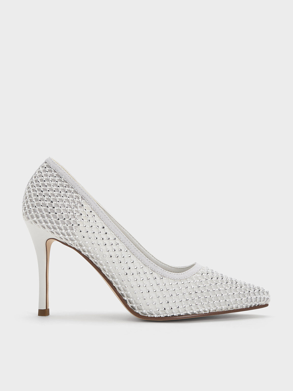 Crystal embellished heels new arrivals