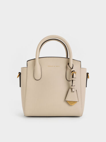 Trapeze Tote Bag, Ivory, hi-res