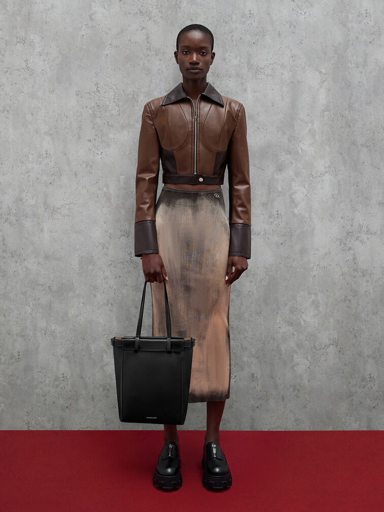Bolso tote Ellis, Noir, hi-res