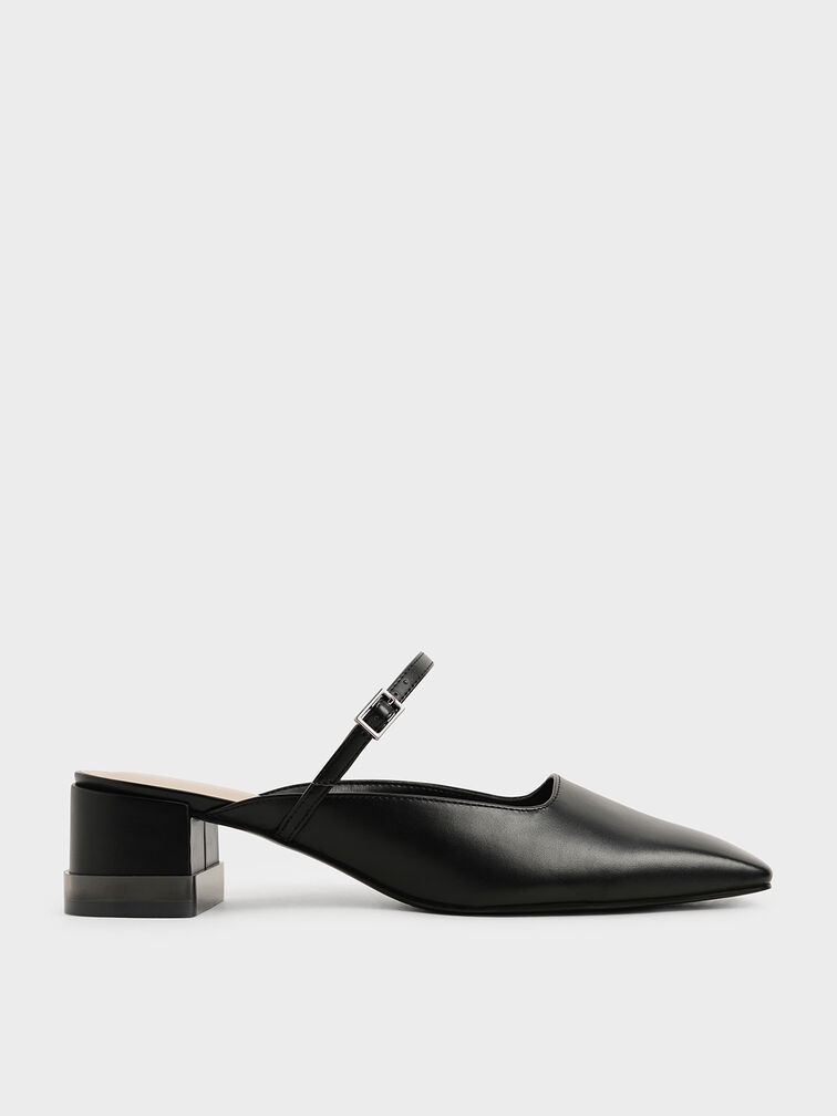 Mary Jane Mules, Black, hi-res