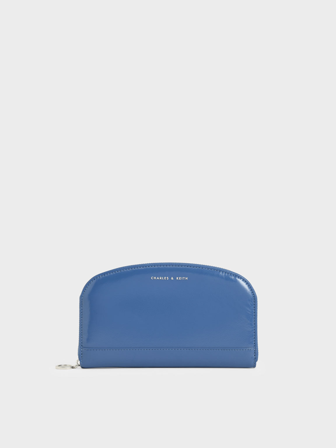 Arch Curved Mini Long Wallet, Blue, hi-res
