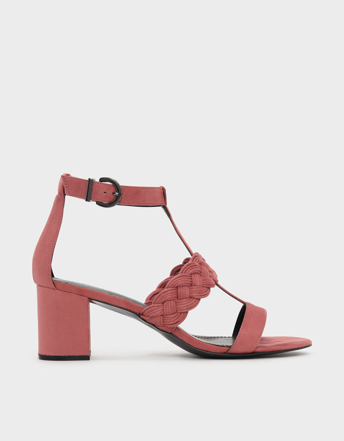 caged heeled sandals