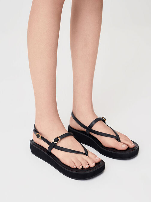 Black Thong Sandals & Flip-Flops, Shop Online