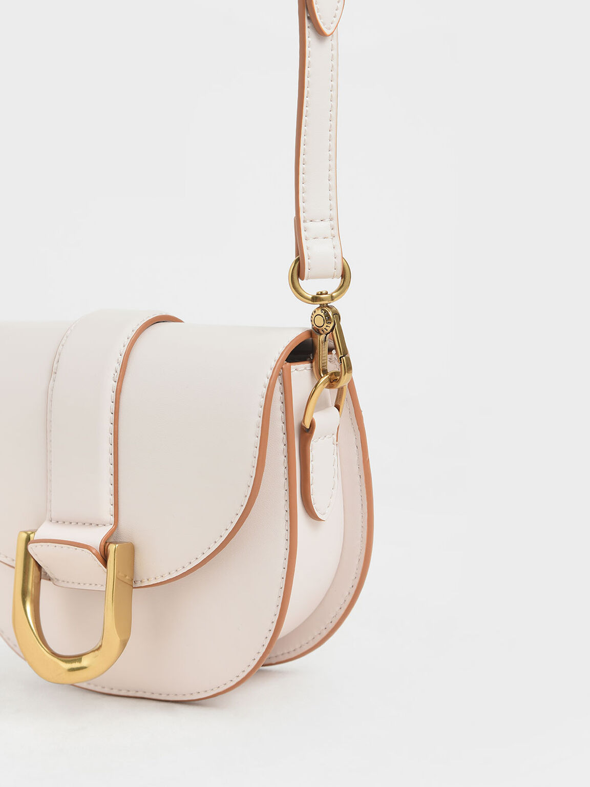 Mini Gabine Saddle Bag, Pink, hi-res
