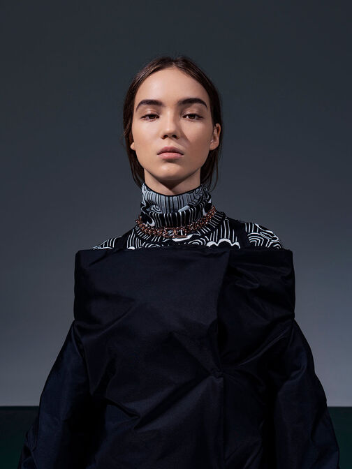 Gabine Chain-Link Choker Necklace, Rose Gold, hi-res