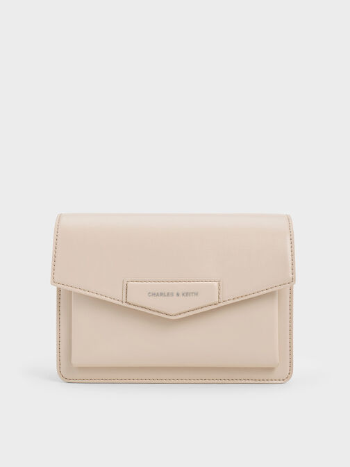 Bolso cruzado tipo sobre Adiele, Oat, hi-res