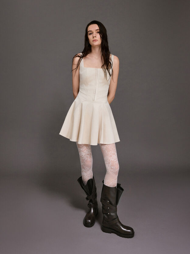 Double-Strap Knee-High Boots, Dark Brown, hi-res