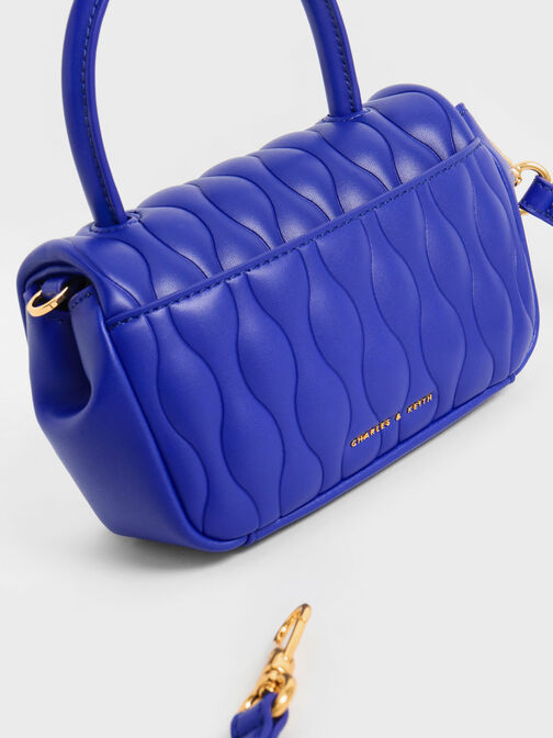 Iva Boxy Top Handle Bag, Cobalt, hi-res