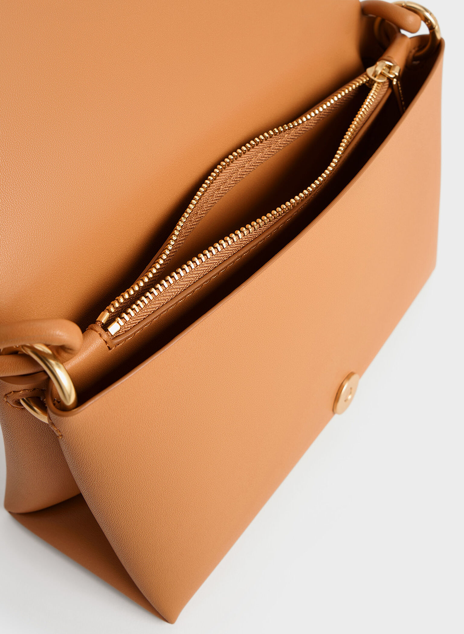 Midori Geometric Shoulder Bag, Toffee, hi-res