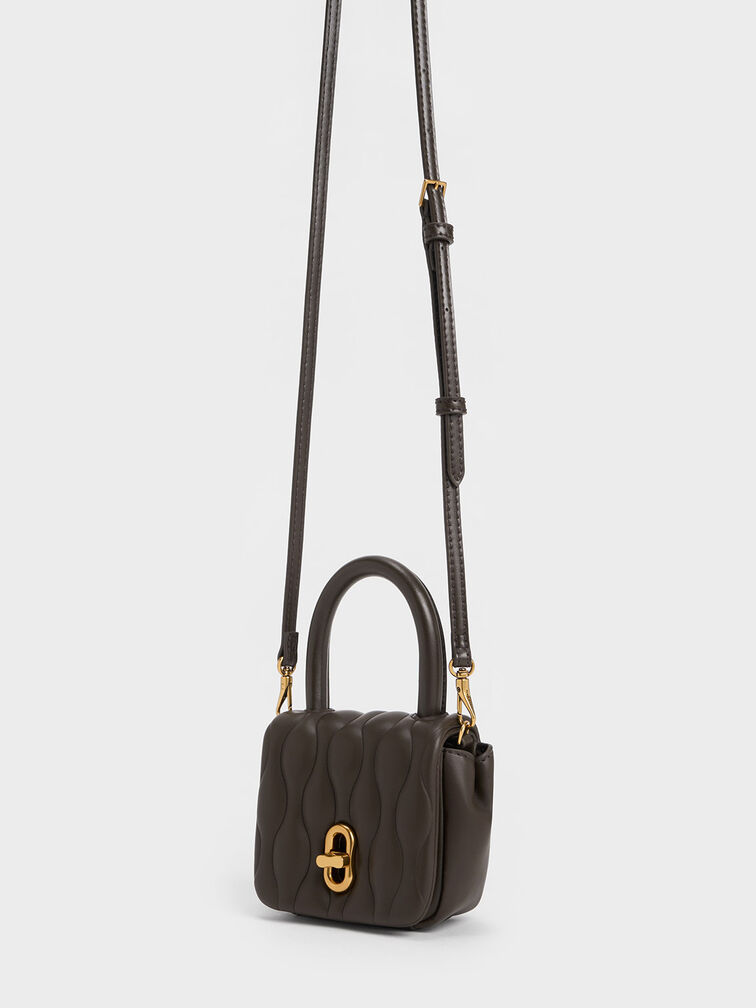 Iva Padded Mini Bag, Dark Moss, hi-res