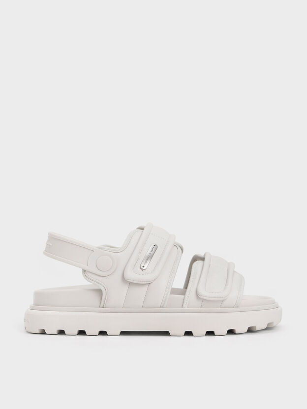 Sandalias acolchadas Romily, Blanco, hi-res