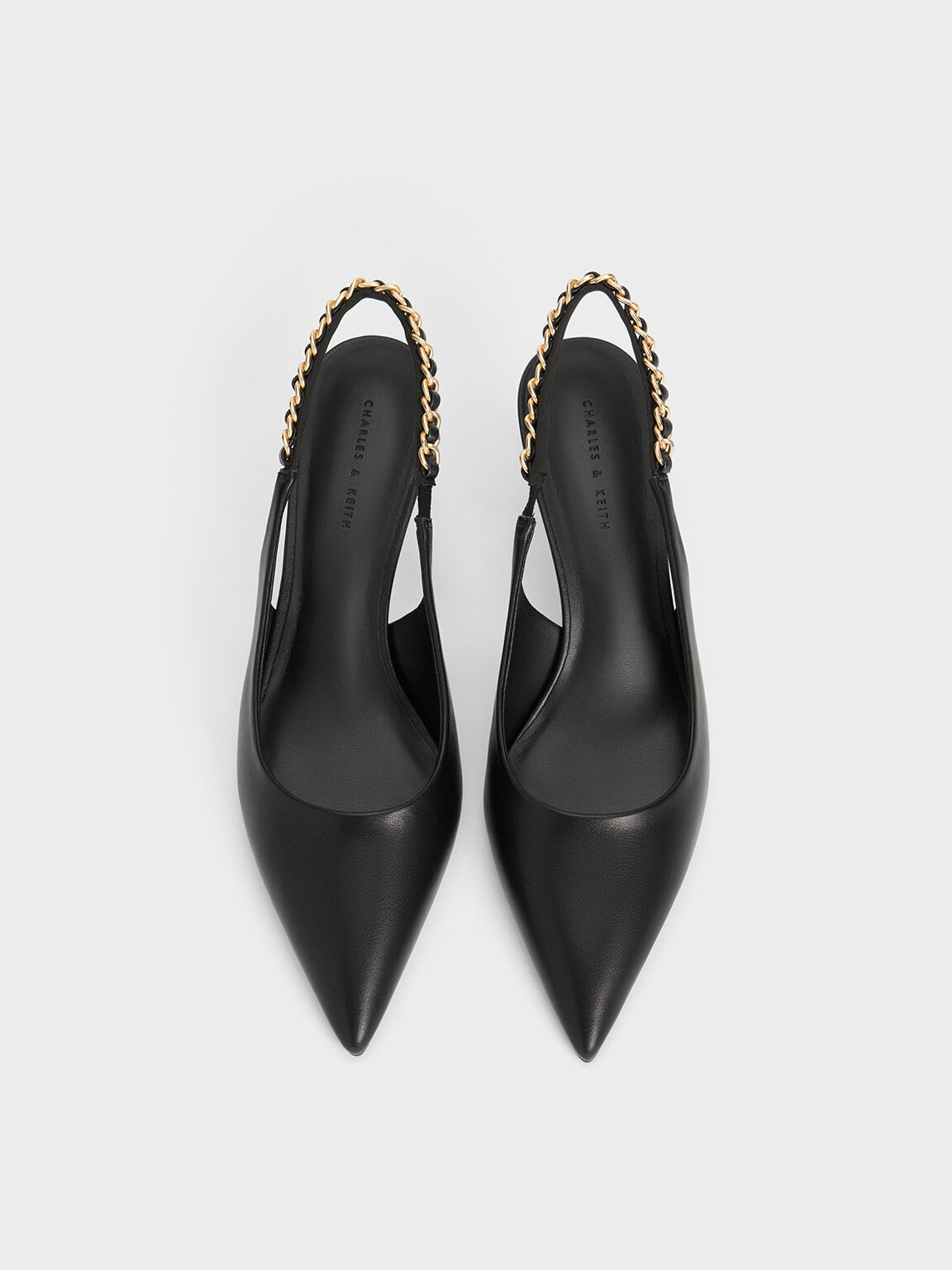Calvin klein glorianne new arrivals leather slingback pumps