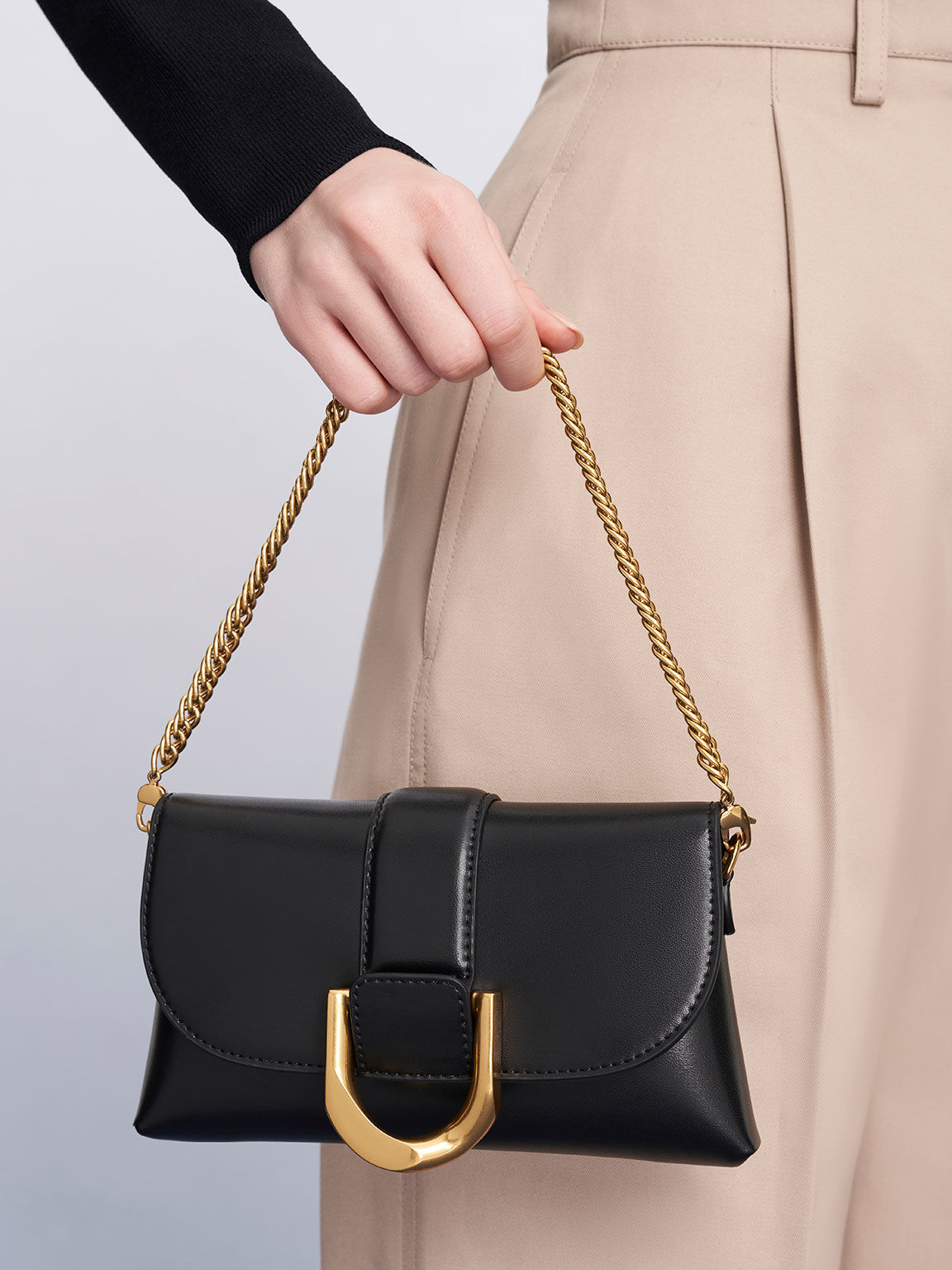 Charles And Keith Buckle Bag 2024 favors