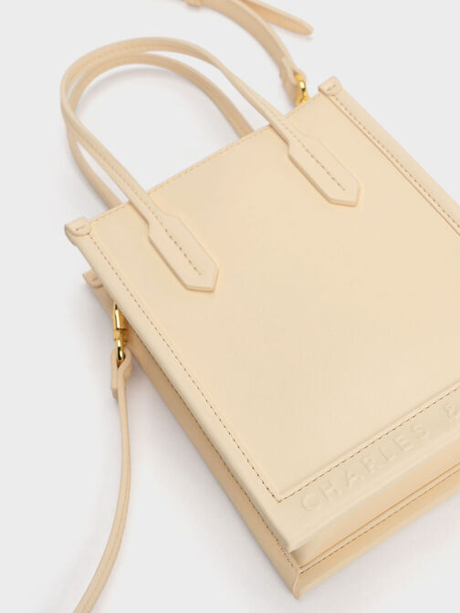 Bolso tote Oona, Beige, hi-res