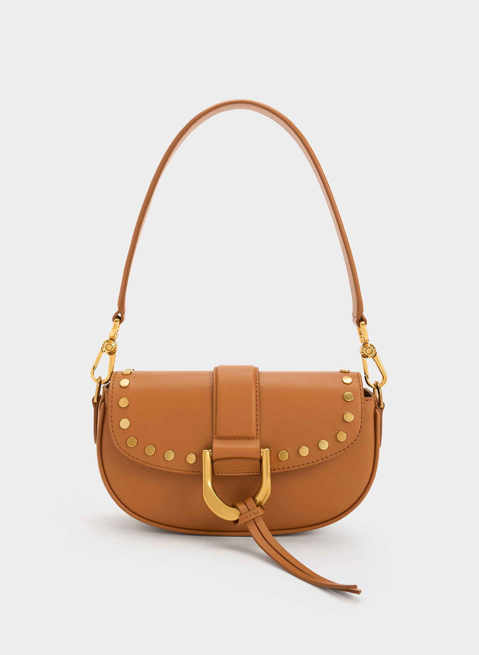 Bolso Gabine con Estoperoles, Marrón, hi-res