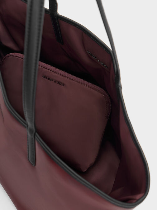 Sianna Tote Bag, Burgundy, hi-res