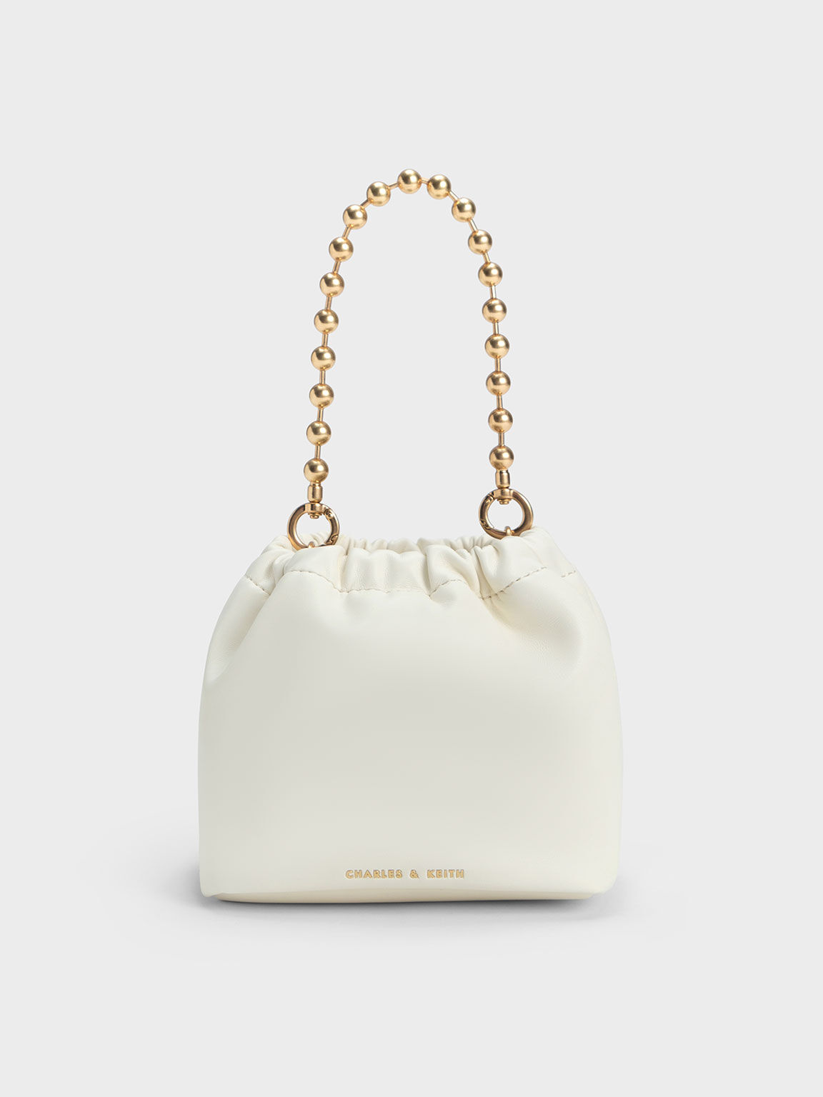 Chain handle bucket bag sale