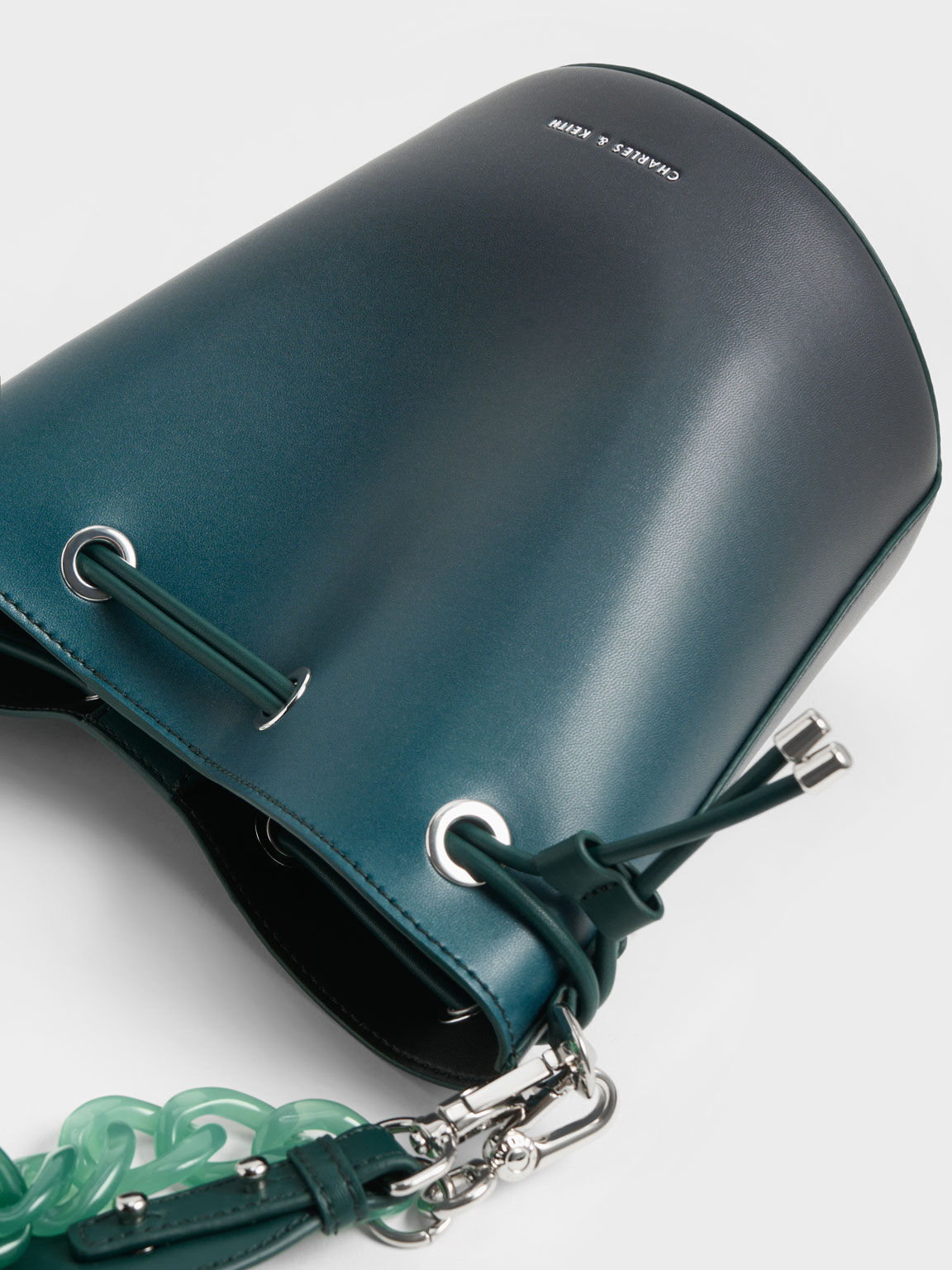 Lana Bucket Bag, Green, hi-res