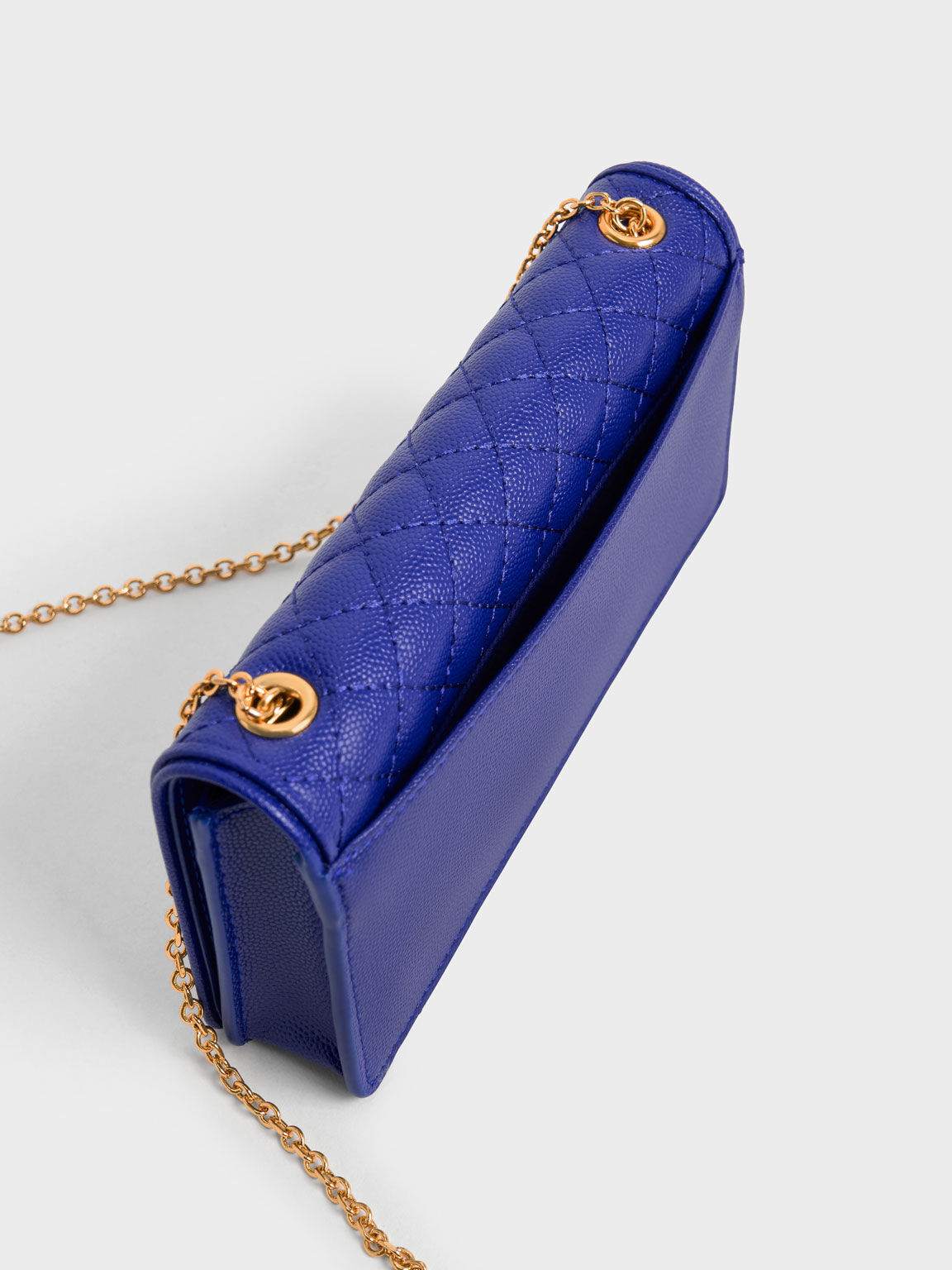Quilted Pouch, Cobalt, hi-res