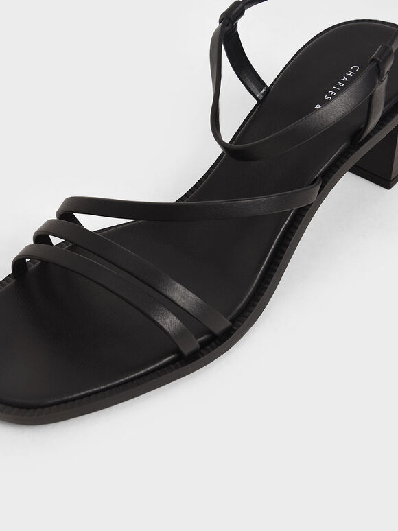 charles and keith open toe heels