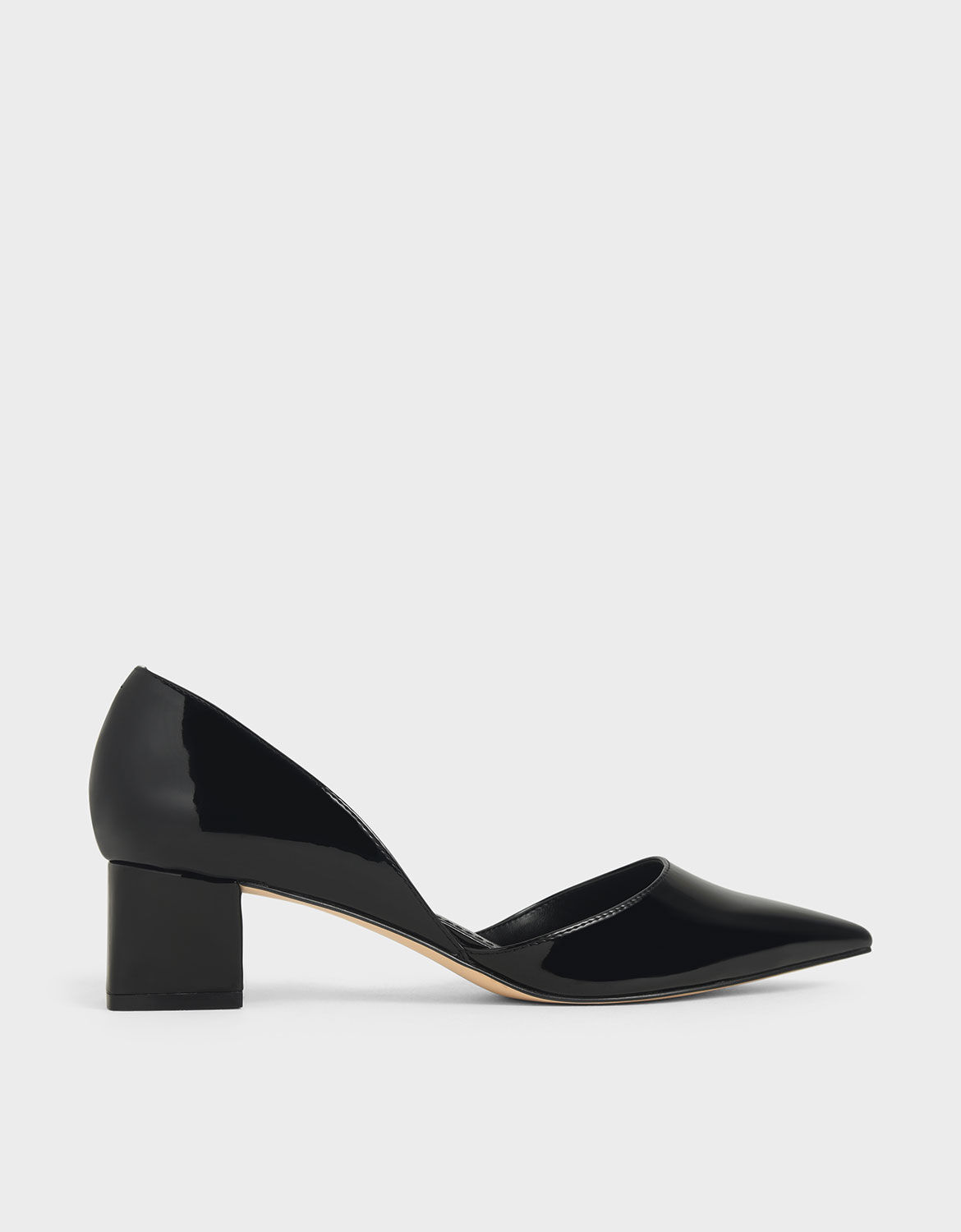 Patent block heel pumps clearance