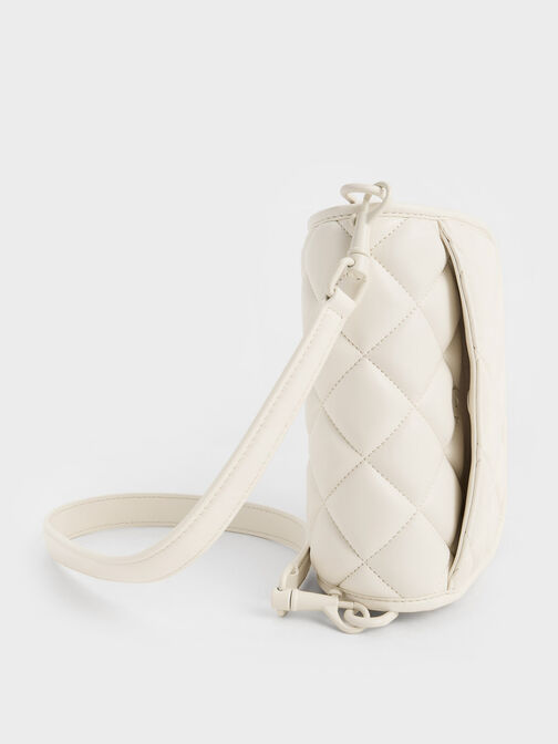 Cressida Quilted Crossbody Bag, Cream, hi-res