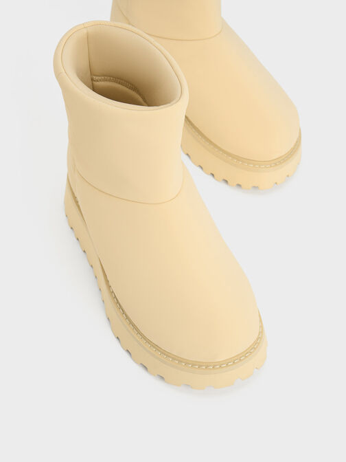 Botines Romilly acolchados, Beige, hi-res