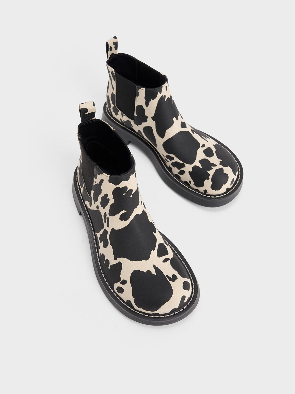 Penelope 切爾西短靴, 原色動物紋, hi-res