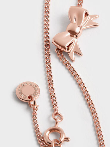 Paige Ribbon Bracelet, Rose Gold, hi-res