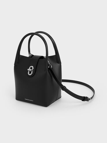 Aubrielle Bucket Bag, Noir, hi-res