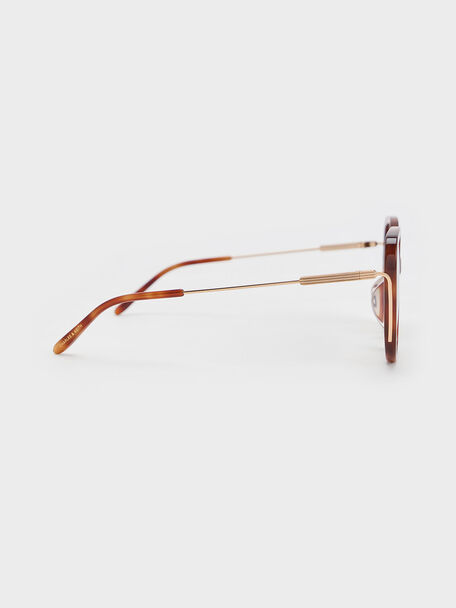 Renee Butterfly Sunglasses, T. Shell, hi-res