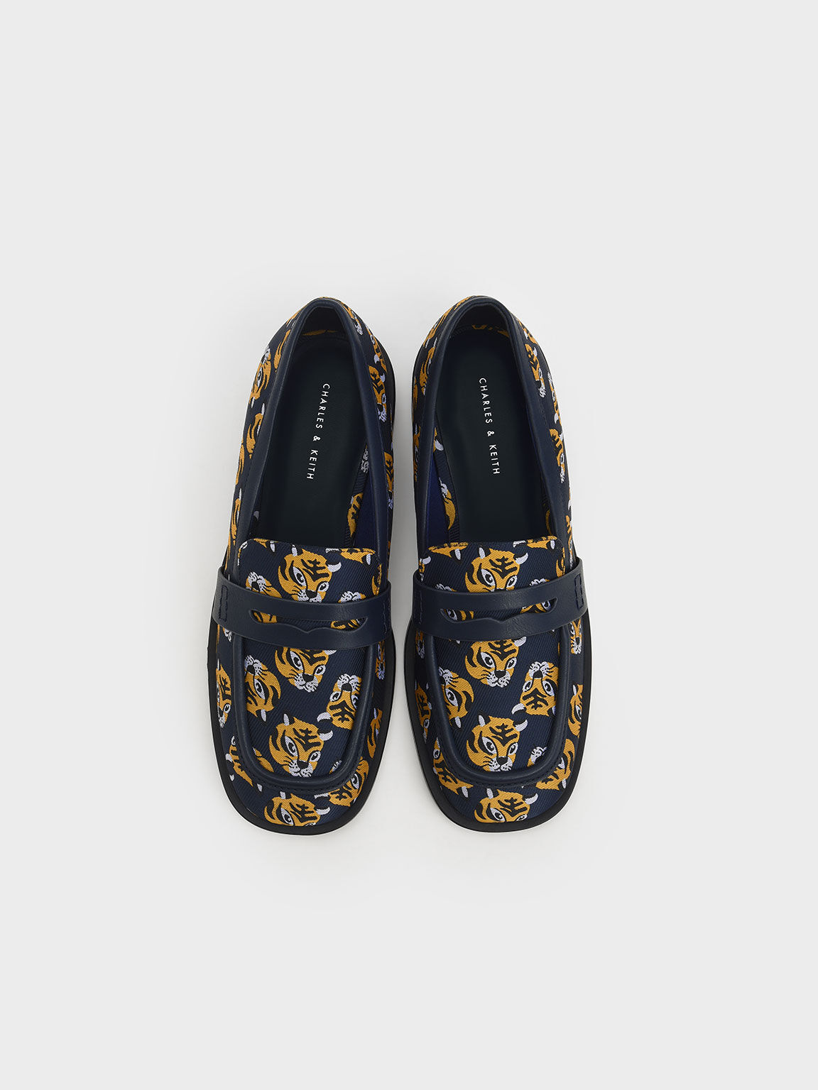 Antonia Penny Loafers, Dark Blue, hi-res