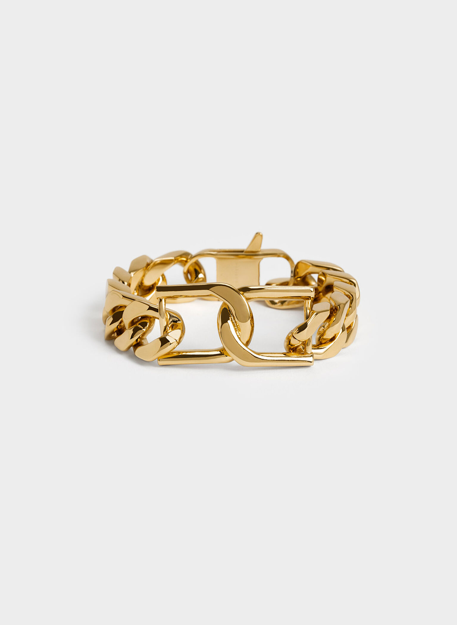Gabine Chain-Link Bracelet, Gold, hi-res