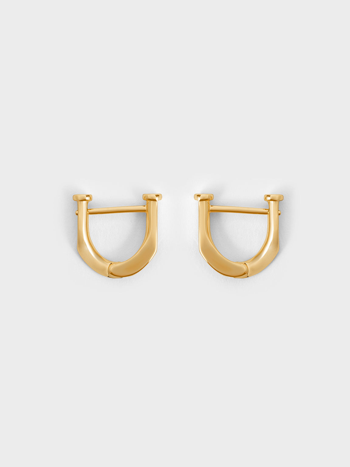 Gabine Huggie Earrings, Gold, hi-res