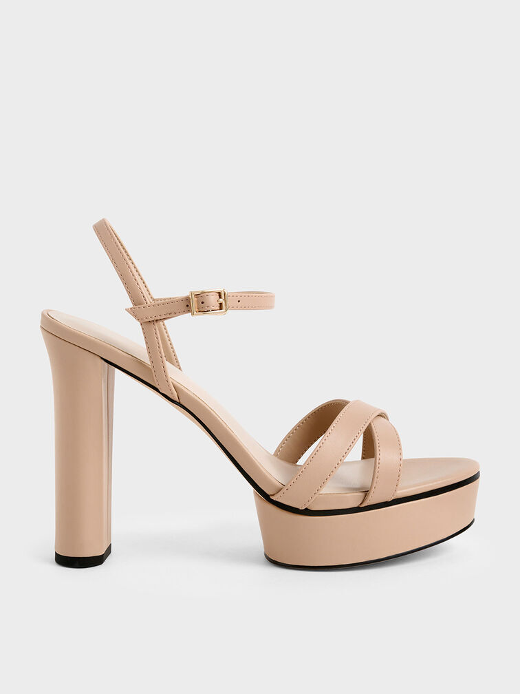 Unique Customised Women's Occasion / Wedding Shoes Nude 