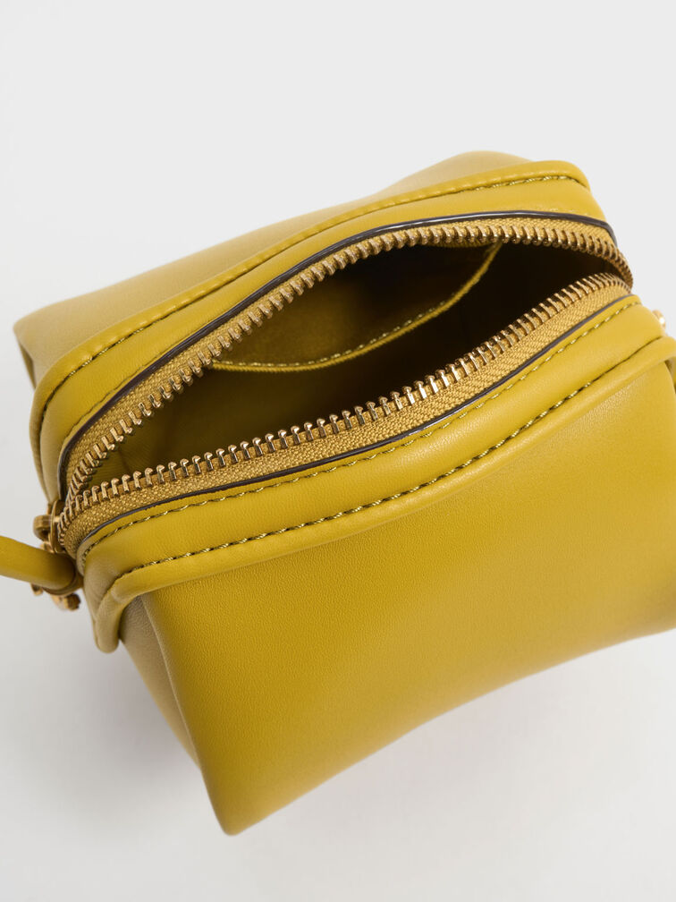 Ridley Chain-Link Boxy Bag, Mustard, hi-res