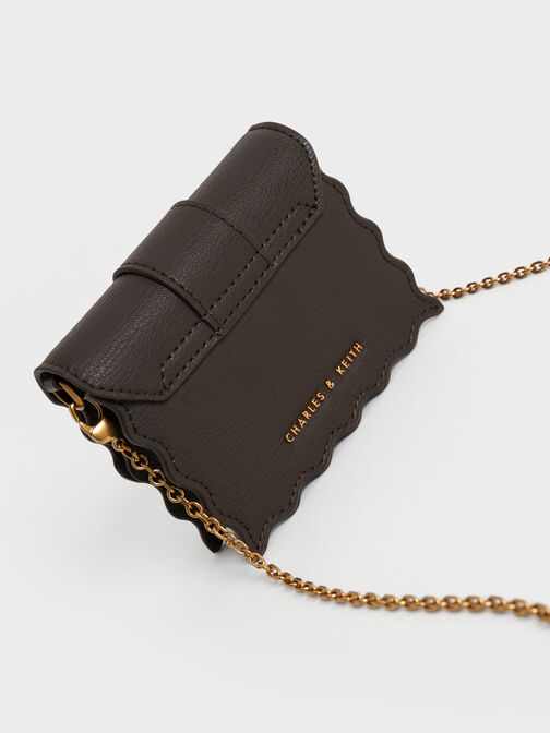 Waverly Scallop-Trim Mini Bag, Dark Moss, hi-res