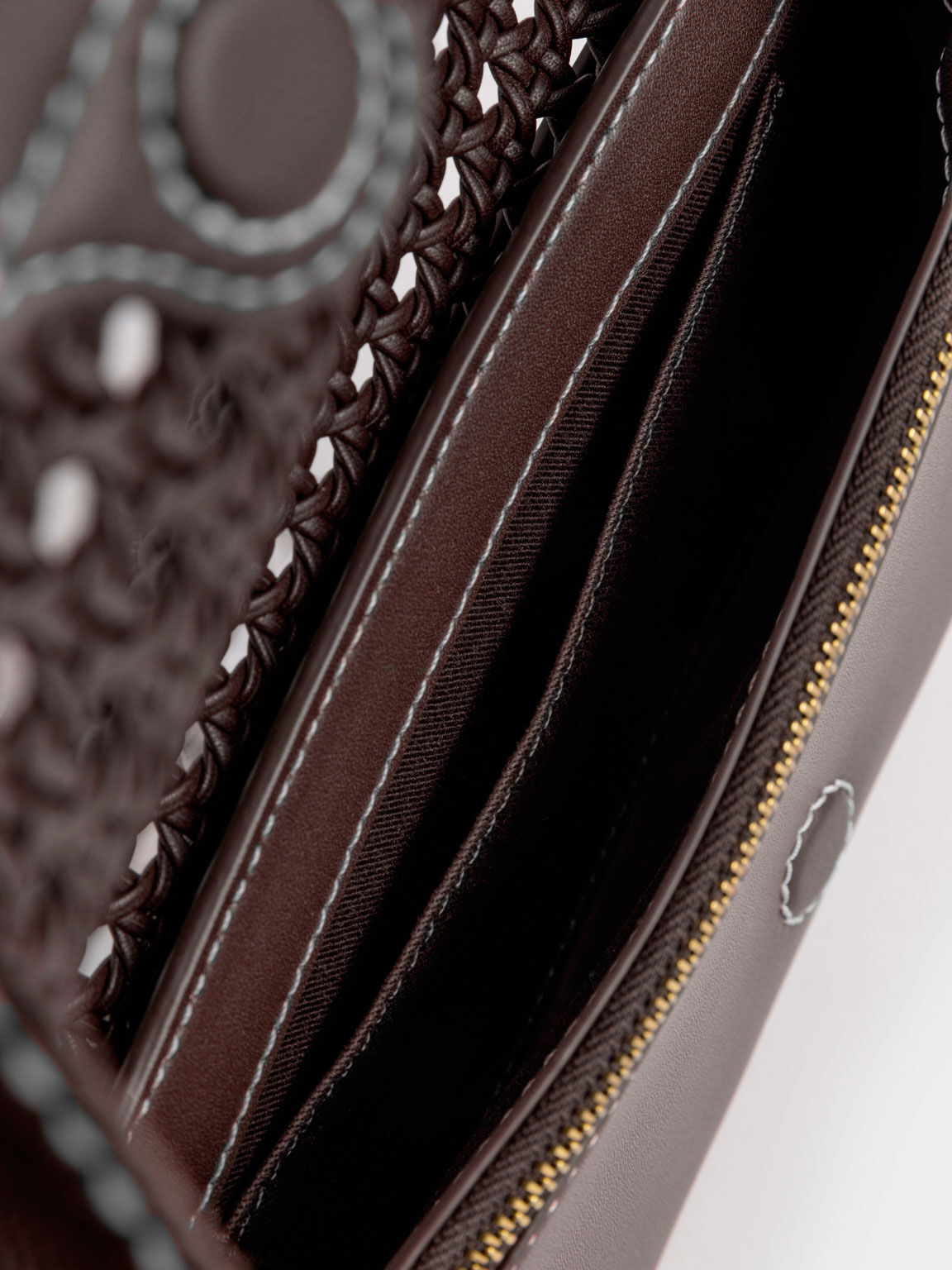 Cecily Woven Shoulder Bag, Dark Moss, hi-res