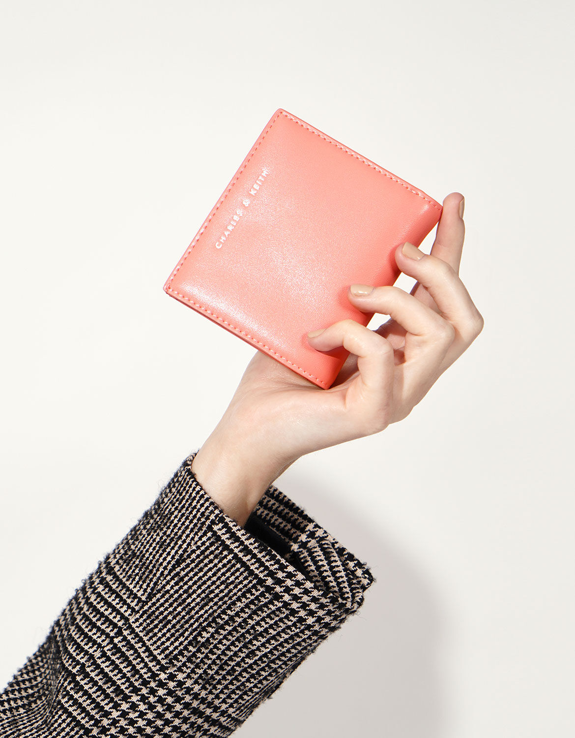 Charles and keith wallet pink clearance