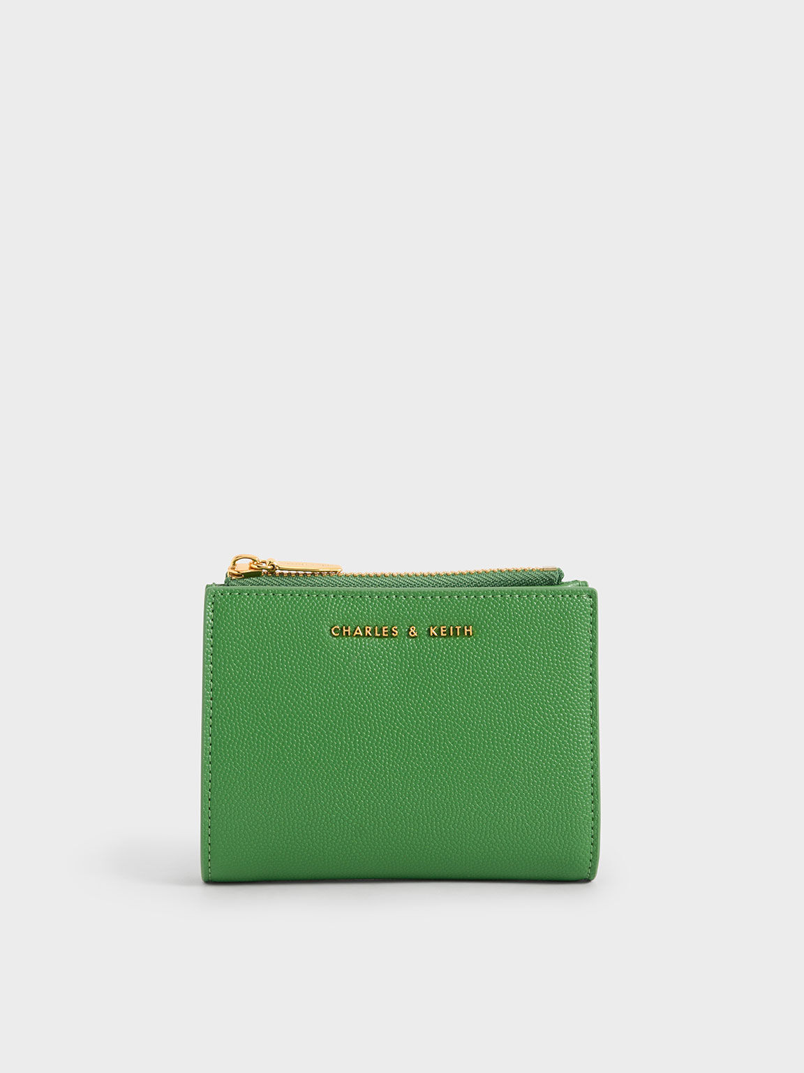 Mini Top Zip Small Wallet, Green, hi-res