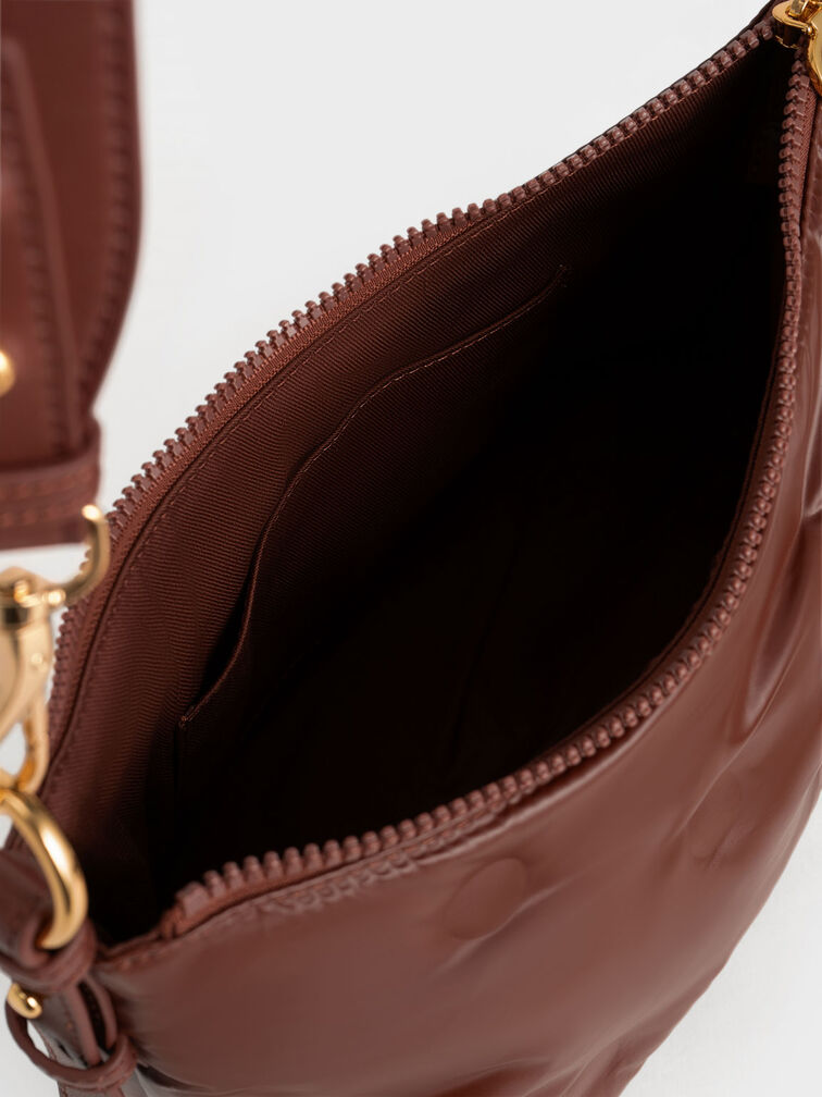 Sianna Nylon Crossbody Bag, Chocolate, hi-res